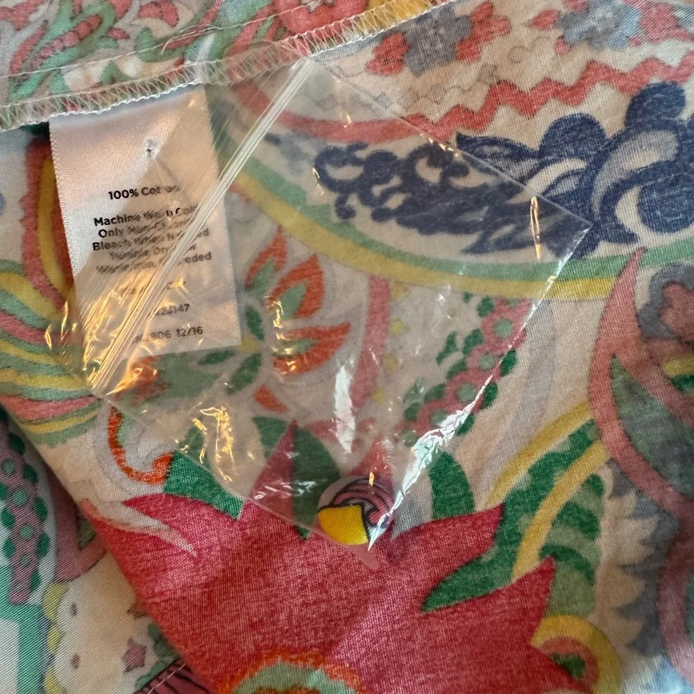 Talbots Multicolor Floral Paisley Sleeveless Midi Dress - Picture 10 of 12